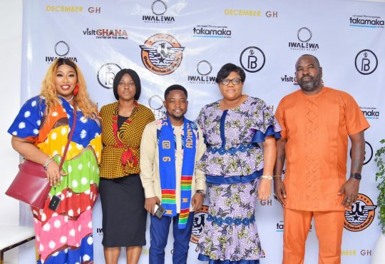 L-R: Latasha Ngwube, Communications and PR consultant; Edna Yevu BDE, Global Wings Travel & Tours Ltd; Ebenezer Otoo, ITM, Adansi Travels Ltd, Roberta Dawson-Amoah Director, Ghana Tourism Authority (GTA); Diallo Sumbry, President & CEO The Adinkra Group.